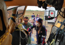 SAMU e CIOPAER realizam remoção aeromédica de paciente de Brasileia para Rio Branco, AC