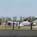 Avião que transportava paciente sai da pista durante decolagem no aeroporto de Goiânia