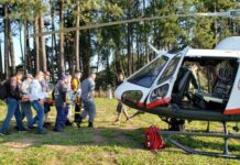 Homem fica ferido após sofrer queda de parapente na zona rural de Cachoeira Paulista, SP