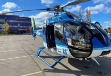 Detroit Medical Center apresenta helicóptero para transporte aeromédico pediátrico e neonatal