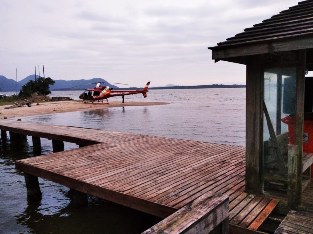 Nascimento ocorreu no Canto da Lagoa, na tarde de sábado (23) — Foto: Corpo de Bombeiros/ Divulgação