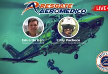 Resgate Aéreo realizado pelo Corpo de Bombeiros de Miami-Dade, Flórida