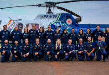 Base Maringá da Unidade Aérea Pública da Secretaria da Saúde do Paraná/SAMU completa 5 anos