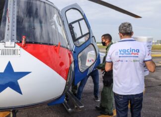 GRAESP ultrapassa 700 horas de voo entregando vacinas contra a COVID-19 no Pará