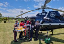 Homem de 27 anos é reanimado pela equipe do SARASUL após afogamento em Lagoa dos Esteves, SC