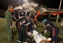 Equipe da CIOPAER realiza transporte aeromédico noturno de Brejo Santo para Juazeiro do Norte, CE