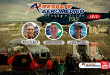 Operações aéreas com helicópteros em área restrita