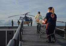 Equipes do CIOPAER e do SAMU transportam paciente de Brasiléia para Rio Branco, AC