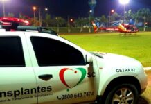 Agilidade na captação e no transporte possibilita a realização de transplante de órgão em Joinville, SC