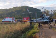 Vítima de capotamento presa às ferragens é resgatada por bombeiros, SAMU e equipe do SAER/SARASUL