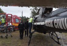 Serviço aeromédico transporta paciente infartado de Araranguá para Criciúma, SC