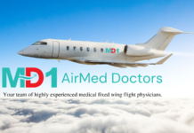 Empresa americana é criada para fornecer médicos a operadoras de ambulâncias aéreas de asa fixa