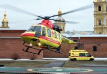 Com funciona o Serviço Nacional de Aviação Sanitária da Rússia