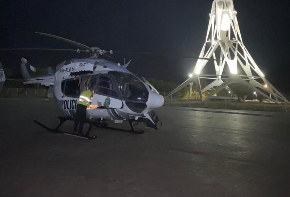 CIOPAER, SAMU e bombeiros resgatam parapentista no Horto de Juazeiro do Norte, CE