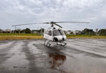 Equipe aeromédica do SAMU resgata bebê gravemente ferido após explosão de panela de pressão, em Araruna, PR