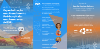 UFG e MJSP lançam especialização em atendimento pré-hospitalar em aeronaves para bombeiros militares