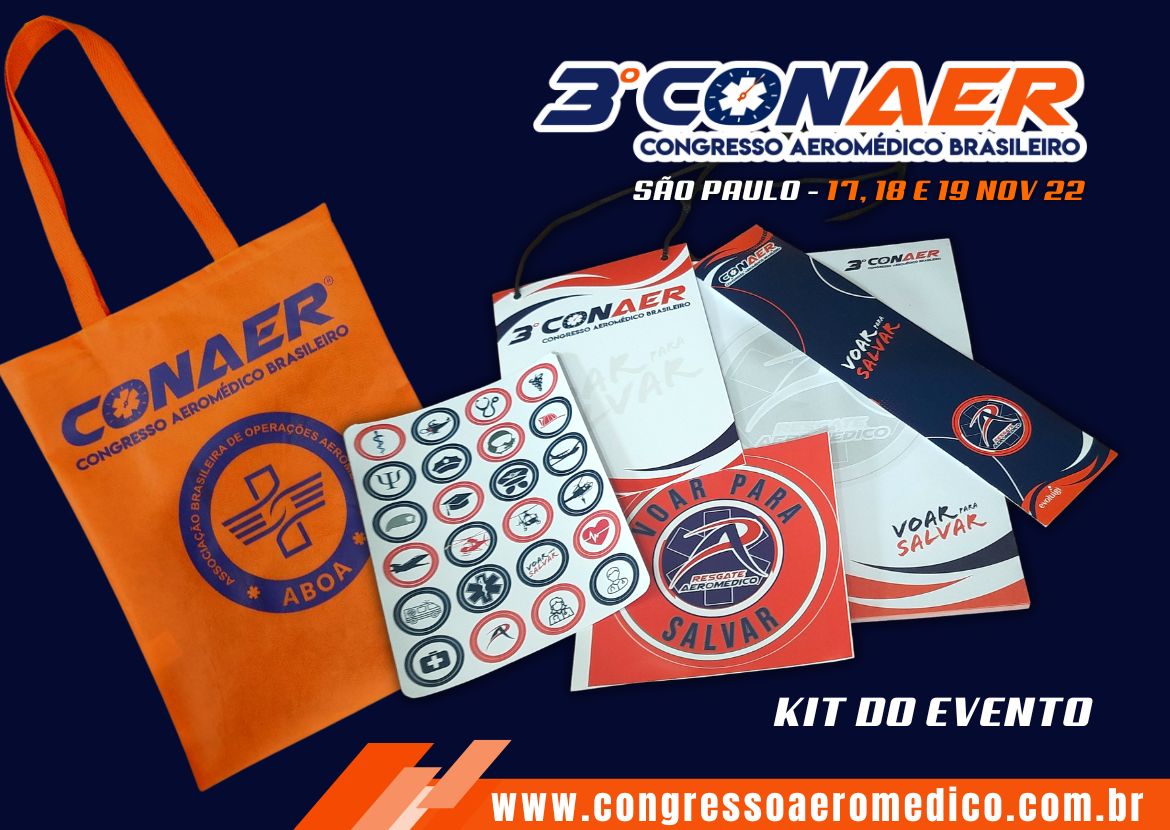 3º Congresso Aeromédico Brasileiro acontece em São Paulo nos dias 17, 18 e 19 de novembro de 2022