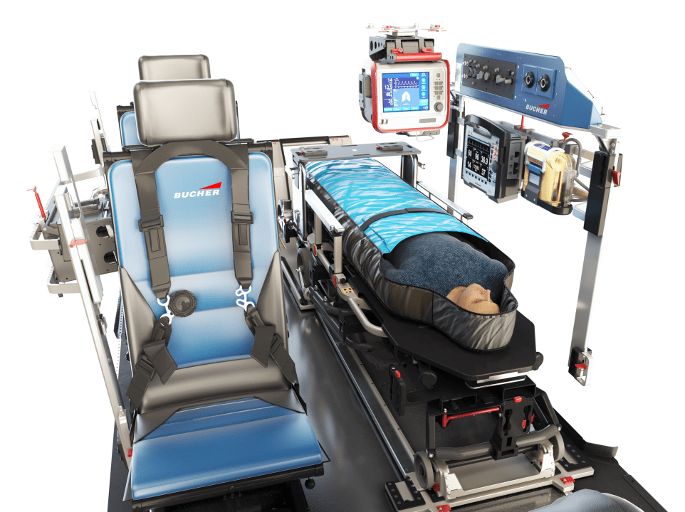 Bucher lança novo kit aeromédico para helicópteros Airbus H145