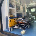 Polícia Militar da Rio de Janeiro recebe duas ambulâncias blindadas para resgate de policiais feridos. Foto: Divulgação Mídias Sociais.