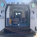 Polícia Militar da Rio de Janeiro recebe duas ambulâncias blindadas para resgate de policiais feridos. Foto: Divulgação Mídias Sociais.