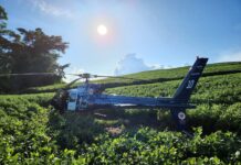 Resgate de motociclista em trilha mobiliza helicóptero do SAMU