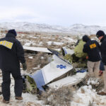 Acidente com ambulância aérea deixa cinco mortos em Nevada, EUA. Foto: NTSB.