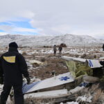 Acidente com ambulância aérea deixa cinco mortos em Nevada, EUA. Foto: NTSB.