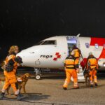 Equipe da Operadora de Resgate Aéreo da Suíça – REGA – enviada para a Turquia.