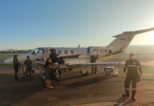 Paciente com cardiopatia chagásica é transportado em jato da Casa Militar, de Goiás para São Paulo