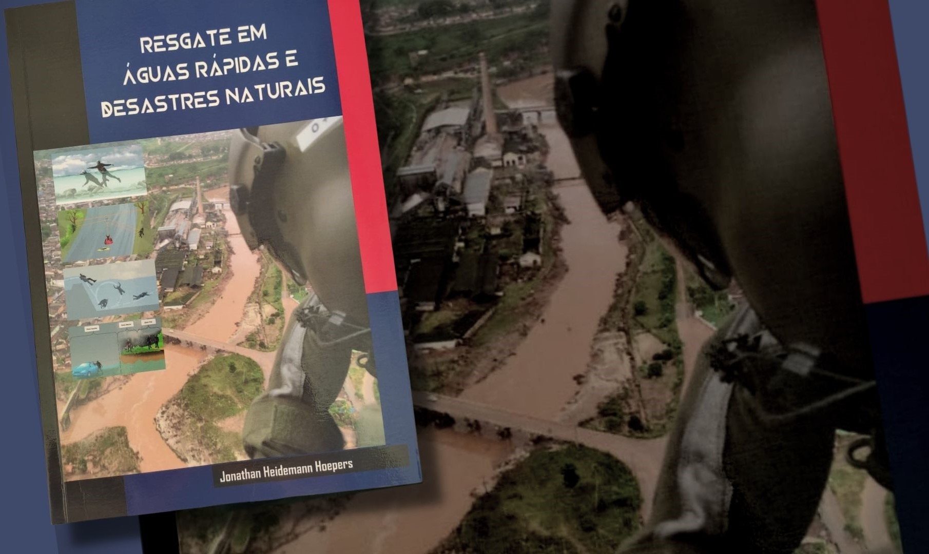 Tripulante operacional lança livro sobre Resgate em Águas Rápidas e Desastres Naturais