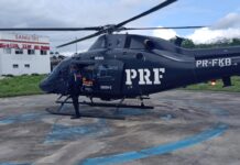PRF e SAMU realizam transporte aeromédico de paciente da cidade de Vitória de Santo Antão para Recife