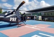 Coração é captado em João Pessoa e transportado em helicóptero da PRF para Recife