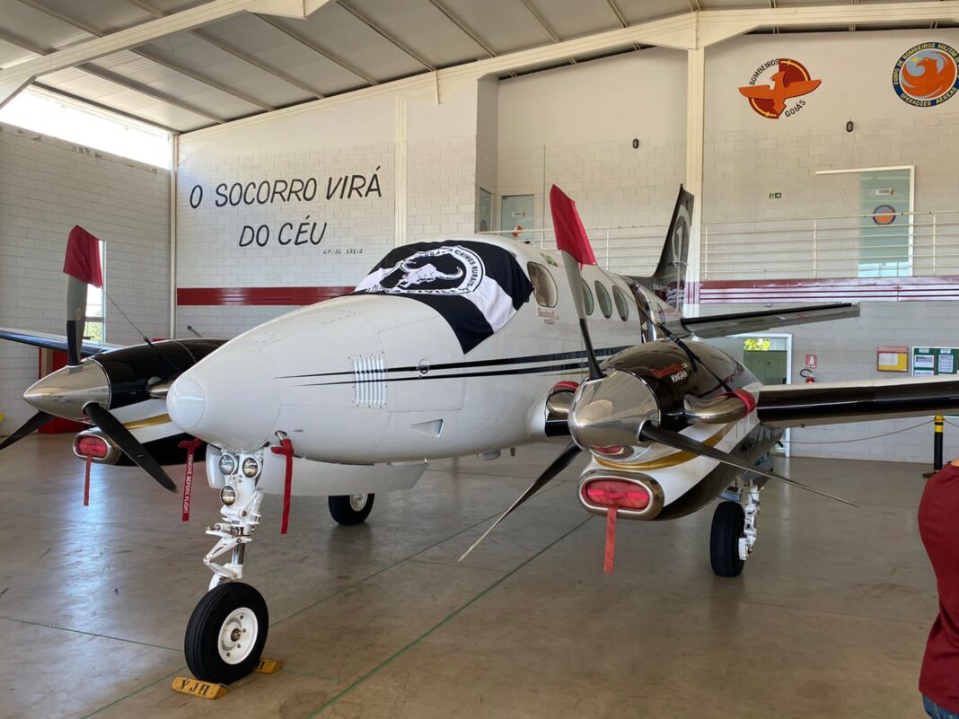 Avião apreendido vai reforçar ações dos Bombeiros de Goiás