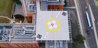 Primeiro hospital especializado em cardiologia da Austrália inaugura heliponto de última geração