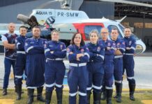 Serviço de atendimento pré-hospitalar de Americana realiza visita técnica na Base de Aviação da PM, em Campinas
