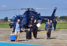 Helicóptero da PRF do Rio de Janeiro é usado para transportar equipe de captação e órgão para transplante