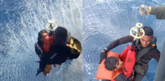 Marinha do Brasil resgata sete pescadores que estavam à deriva no litoral do Maranhão