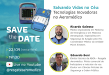 Resgate Aeromédico e Indumed promovem live sobre tecnologias inovadoras no aeromédico