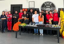 Família de criança resgatada pelo SAER|SARASUL doa R$ 20 mil em equipamentos de salvamento