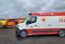 Novo avião do serviço aeromédico de Alagoas faz seu primeiro transporte Novo avião do serviço aeromédico de Alagoas faz seu primeiro atendimento