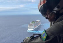 Marinha resgata tripulante de navio mercante a 219 Km da costa de Vitória, ES