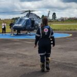 PRF e SAMU Regional de Caxias do Sul realizam transporte aeromédico inédito.