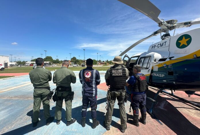 Serviço aeromédico do CIOPAER socorreu três pacientes que precisavam de atendimento de urgência Serviço aeromédico do CIOPAER socorreu três pacientes que precisavam de atendimento de urgência