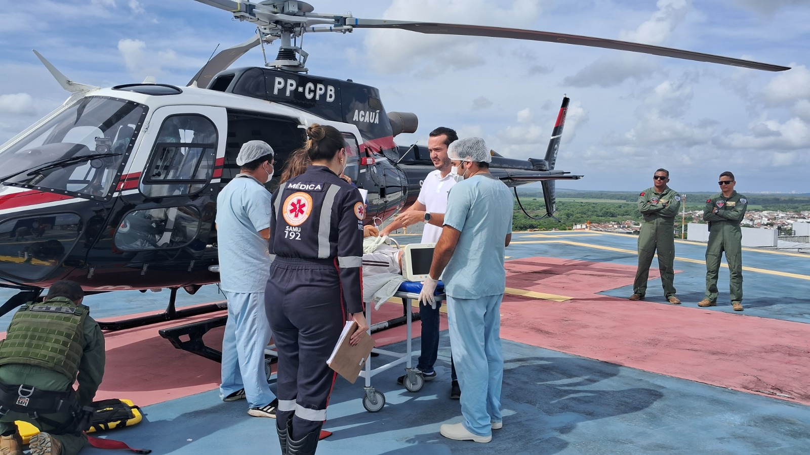 Transporte aeromédico transfere paciente com AVC Isquêmico, agiliza atendimento e evita sequelas graves