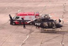PRF e SAMU transportam paciente de Pelotas para o Hospital Geral, em Caxias do Sul PRF e SAMU realizam transporte aeromédico de paciente entre Pelotas e Caxias do Sul, RS