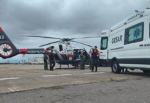 PM de São Paulo ferido por arma de fogo no Rio de Janeiro é resgatado e transportado para São Paulo PM de São Paulo ferido por arma de fogo no Rio de Janeiro é resgatado e transportando para São Paulo