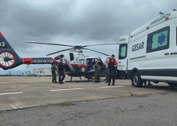 PM de S&atilde;o Paulo ferido por arma de fogo no Rio de Janeiro &eacute; resgatado e transportando para S&atilde;o Paulo