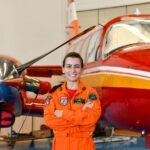Corpo de Bombeiros de Santa Catarina tem primeira mulher piloto de avião. Foto: soldado Eduardo de Souza.