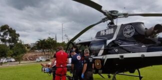 Equipe aeromédica do SAER/SARASUL atende dois pacientes no mesmo dia Equipe aeromédica do SAER/SARASUL atende dois pacientes no mesmo dia