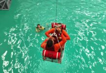 Marinha treina bombeiros militares do Grupamento de Operações Aéreas do Rio de Janeiro